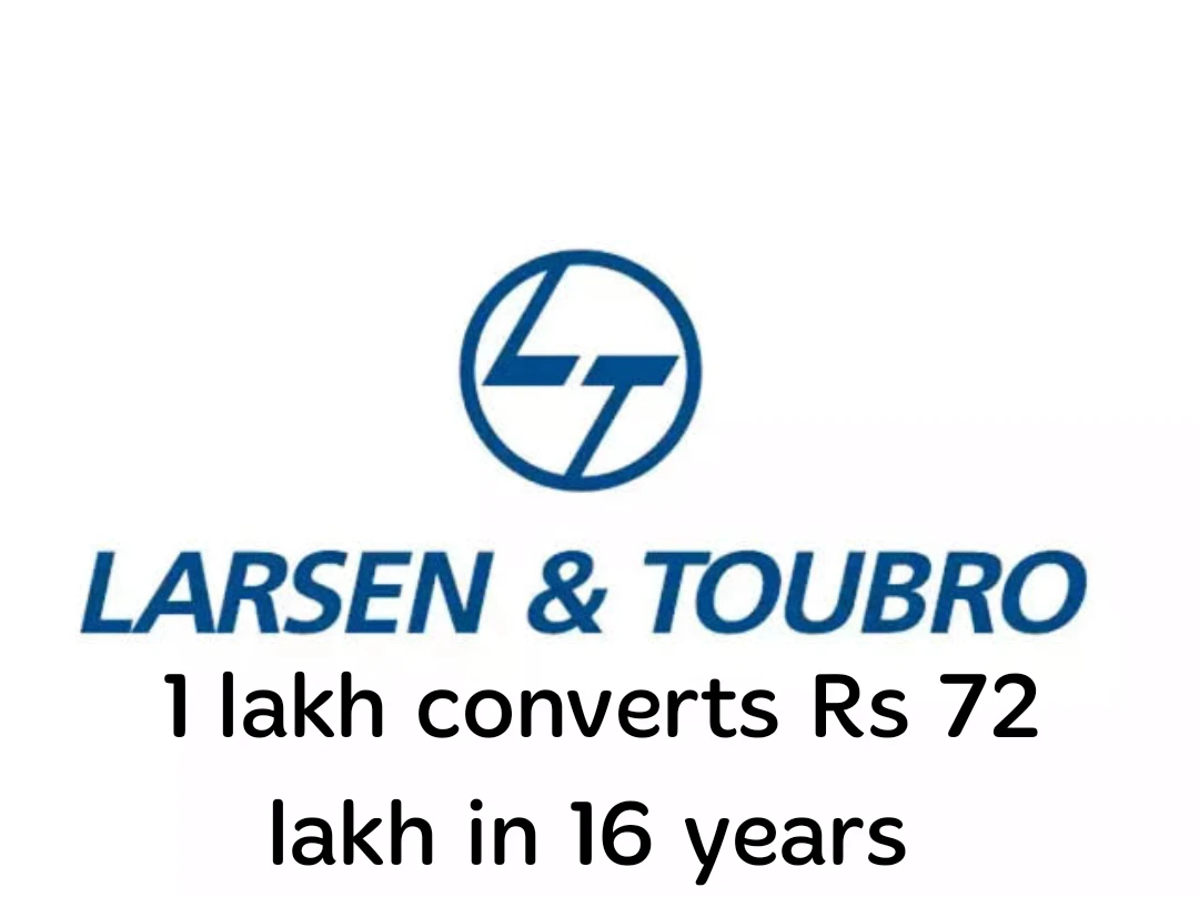 1 lakh invested in L&T