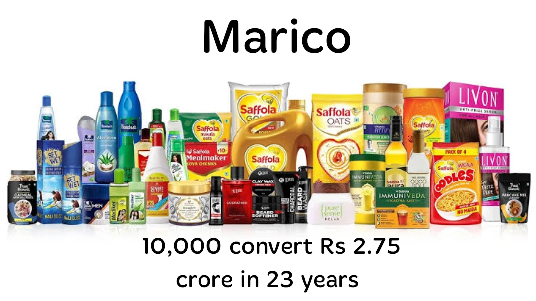 10000 invested in Marico